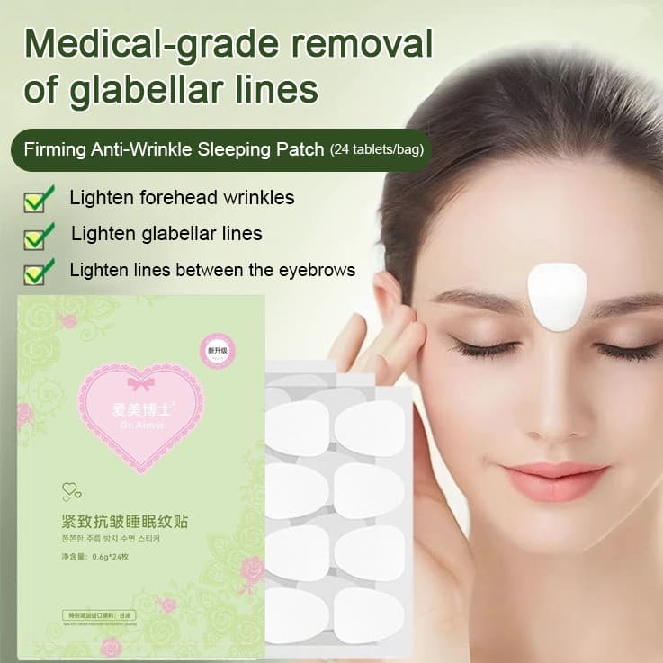 [Rugas Suaves] 【Pele Mais Lisa】Adesivo para Dormir/Tratamento de Rugas/Facial/Cuidados