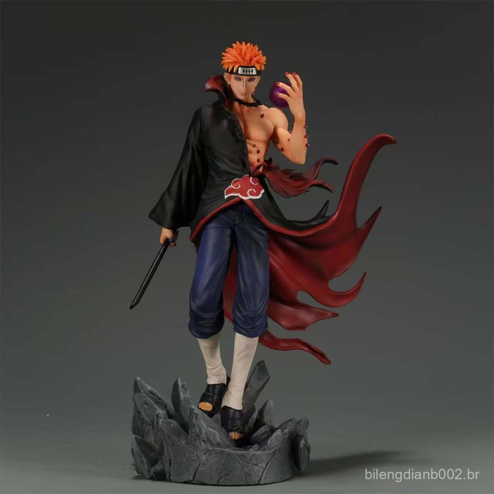 22.5cm Clássico Naruto Dor Estatueta Gk Figuras De Ação Modelo Estátua PVC Decoração Colecionável Ornamento Desktop Brin