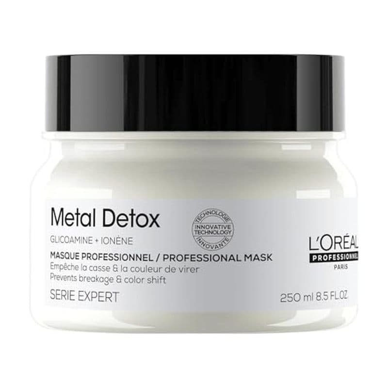 Máscara Desintoxicante De Metal Professionnel L'oreal-Capilar Hidratante Para Opaco & amp ; Cabelo Quebradiço , Evita Da