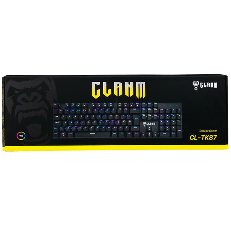 TECLADO GAMER KING - MECÂNICO - CLANM s