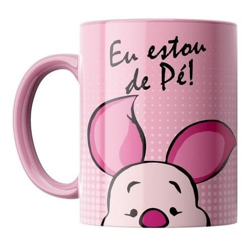 Caneca Personalizada Turma Do Ursinho Pooh - Leitão
