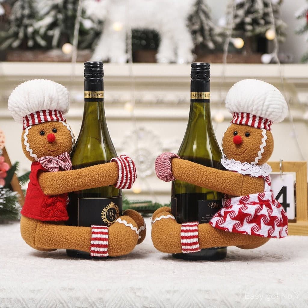 Decoração Criativa de Natal Suprimentos para a Decoração de Natal Casal de Gengibre Homem Pão de Gengibre Boneca de Nata