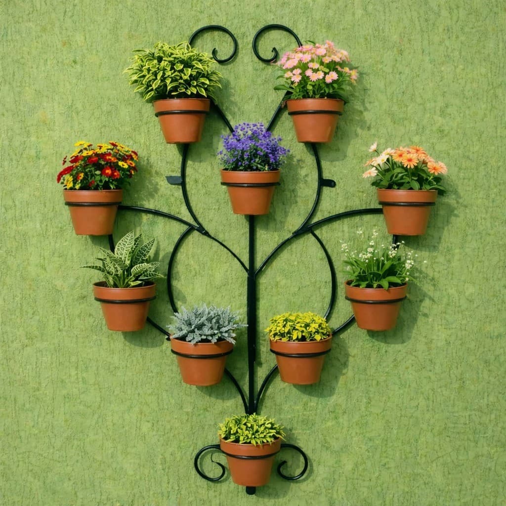 Suporte Para Vasos De Plantas e Suculentas Suporte vaso de Plantas Parede Flores Decoração De Parede Planta e flor