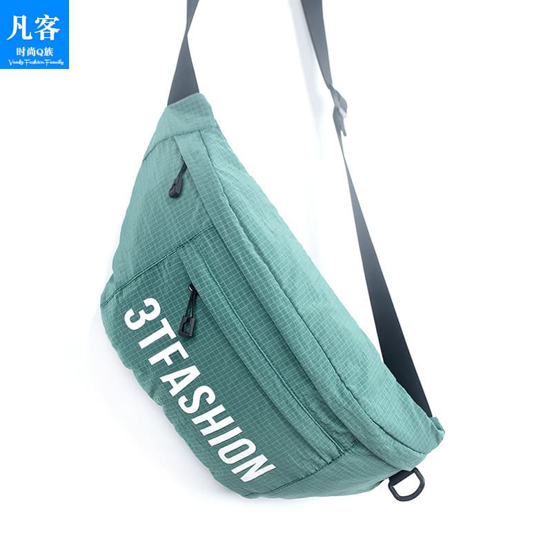 Genuíno Hong Kong 3T saco de peito saco de cintura grande capacidade à prova dwaterproof água leve saco do mensageiro mo