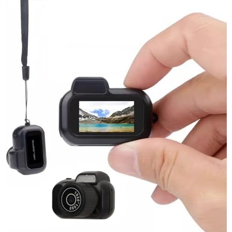 Mini Câmera Com Chaveiro , Para Tamanho Polegar 1080P 2MP , Filmadora Micro De Vídeo , Bateria De 100 Minutos , Estudant