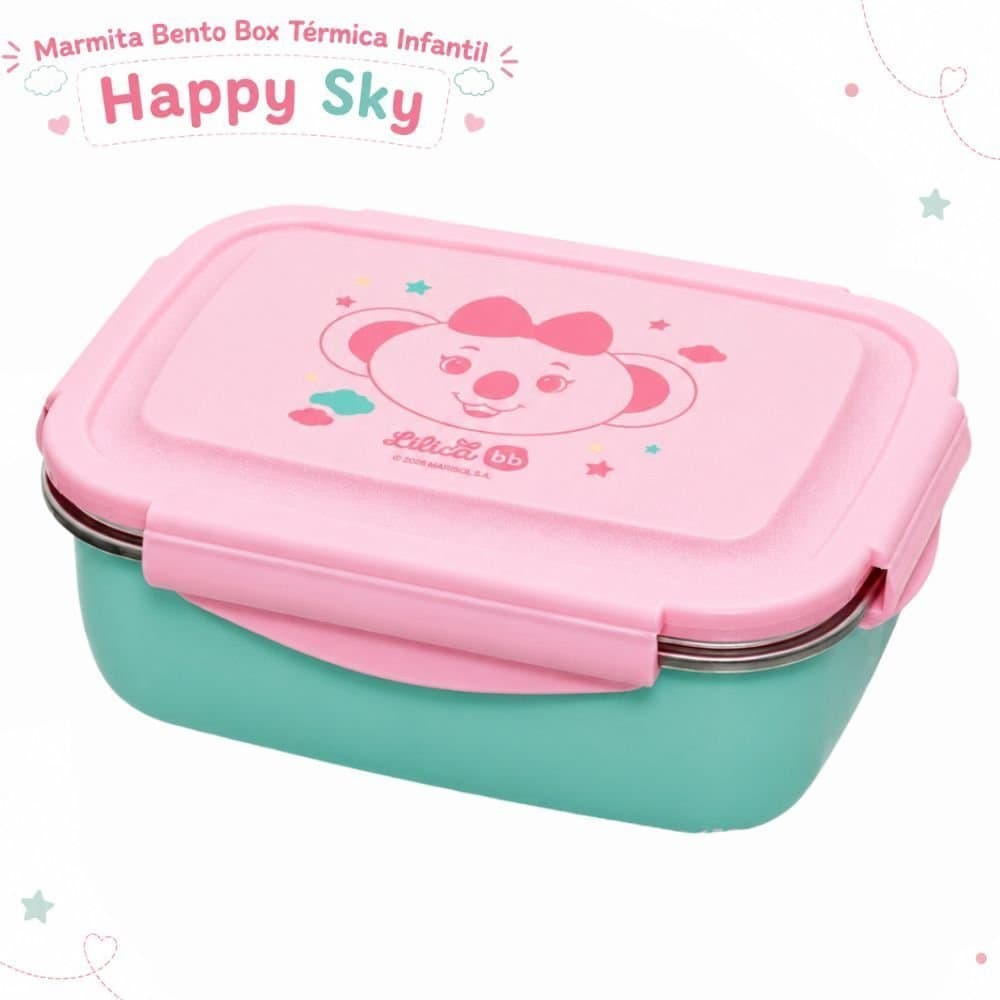 Marmita Bento Box Termica Infantil Lilica BB Happy Sky