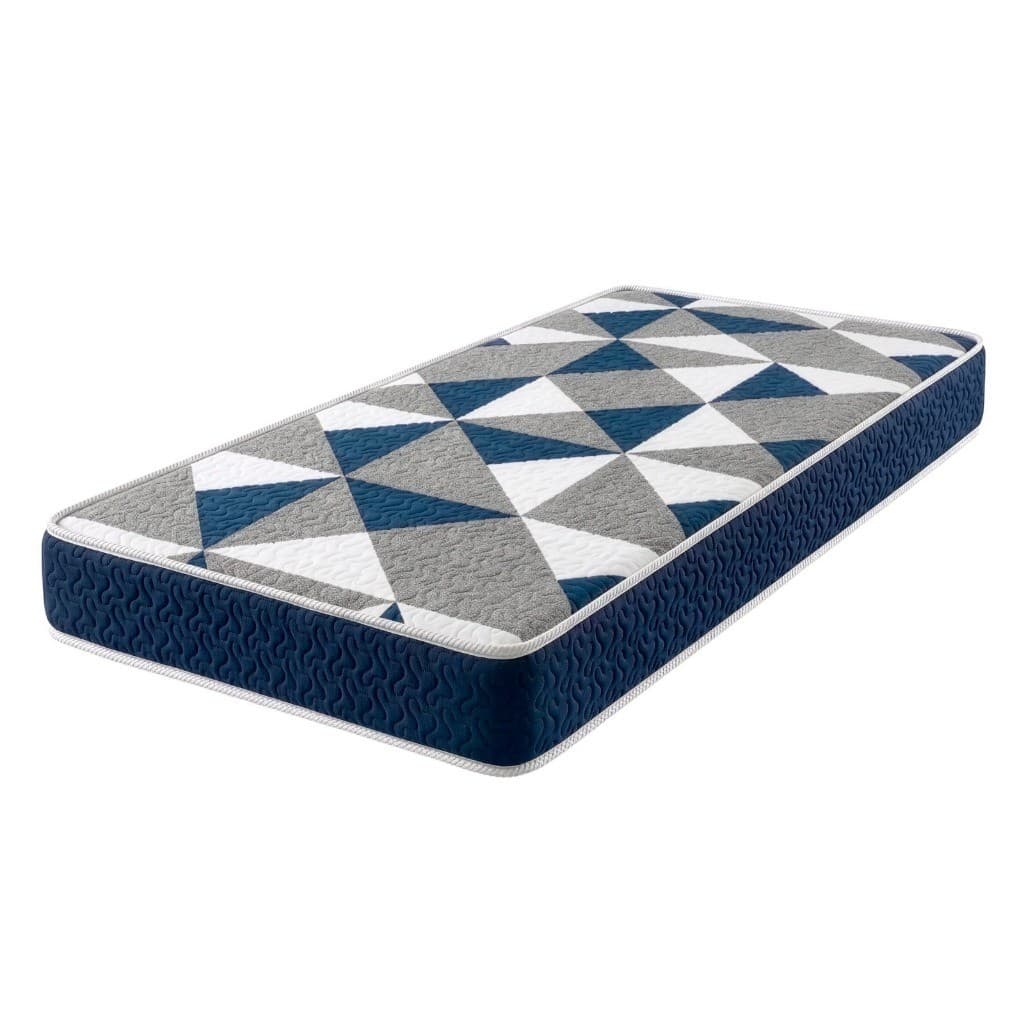 Colchão Solteiro 188x88x12 Espuma D33 Premium Bordado Tecido Texturizado Antiácaro Beliche Despumalar