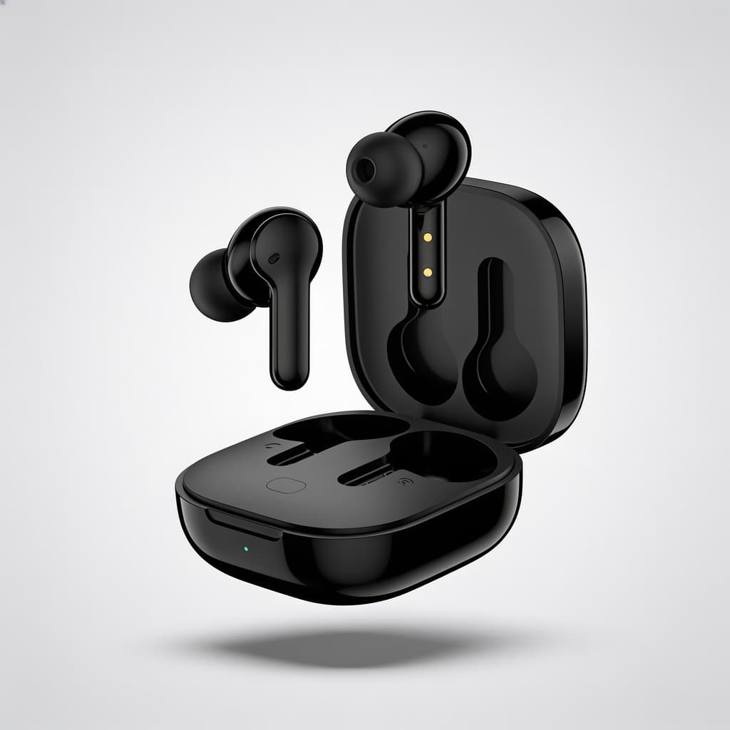 Fone de Ouvido QCY T13 Bluetooth 5.1 4 Microfones Preto Original