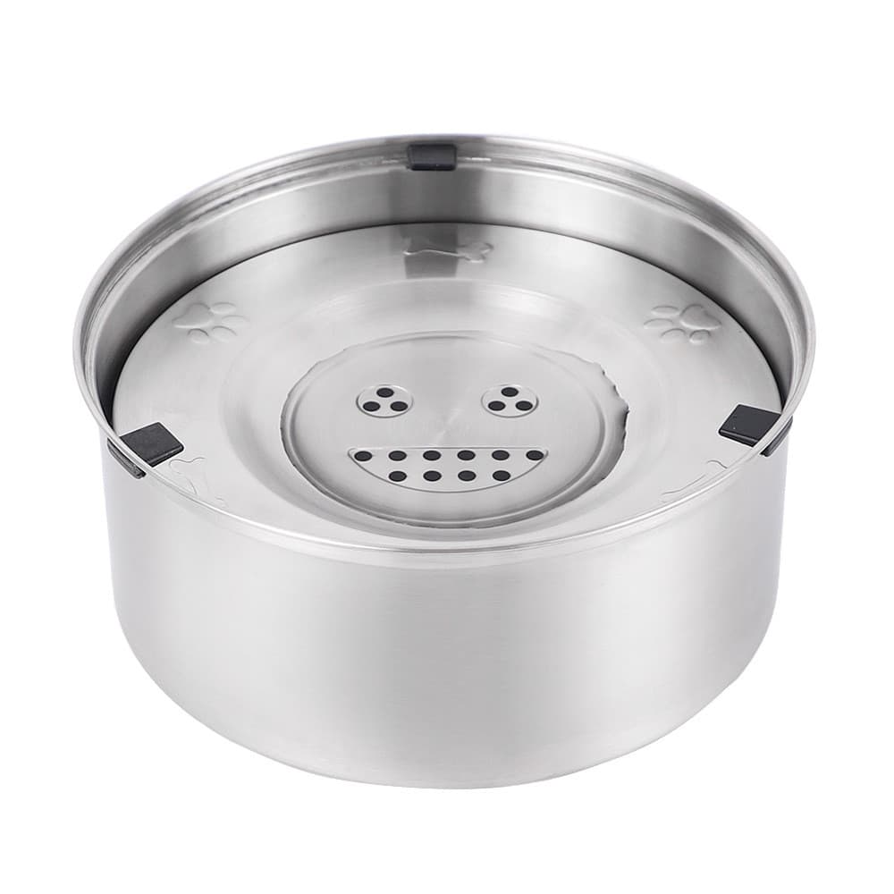 Utensílios de comida para animais de estimação Tigela de aço inoxidável 304 para cães Tigela suspensa para água potável