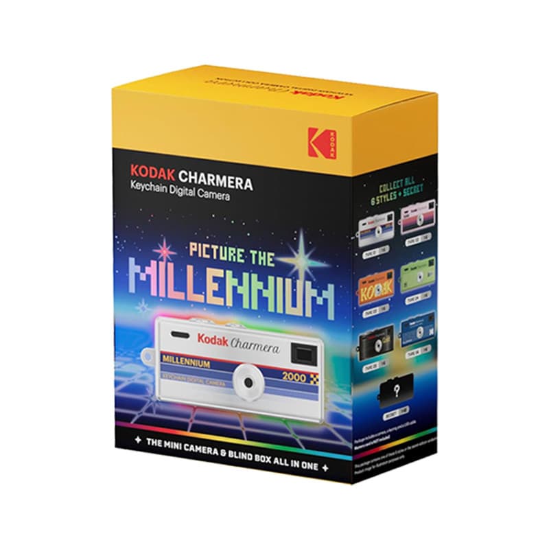 Câmera Digital Mini KODAK Charmera Millennium Chaveiro Blind Box Y2K Colecionável