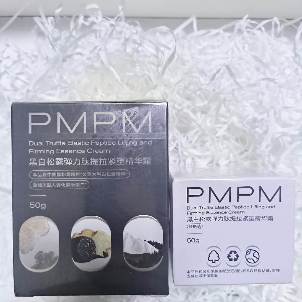 Com novo produto anti-falsificação PMPM Preto Branco Trufa Colágeno Essência Creme PRO Firmador Hidratante Antirrugas Pr