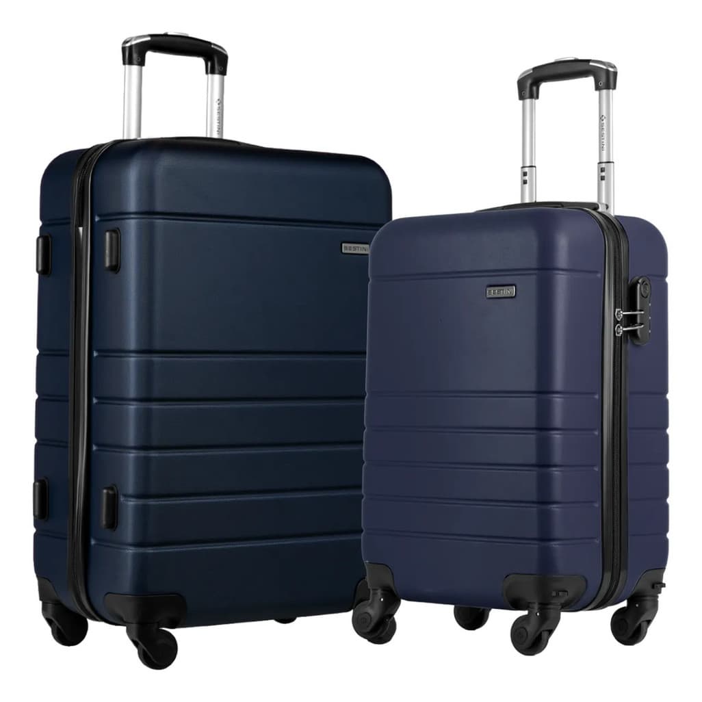 Kit Malas De Viagem Inquebrável: Bordo 10kg +média 23kg
