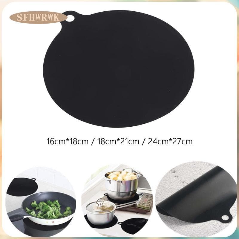 [Fhwrwk] Tapete De Fogão De Indução Antiderrapante Silicone Almofada De Isolamento Térmico Para Proteção De Superfície D