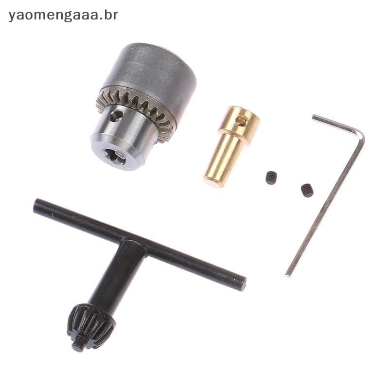 [yaoaa] 1 Conjunto Mini Broca Chu Micro 0.3-4mm Cone Montado E Chave COD
