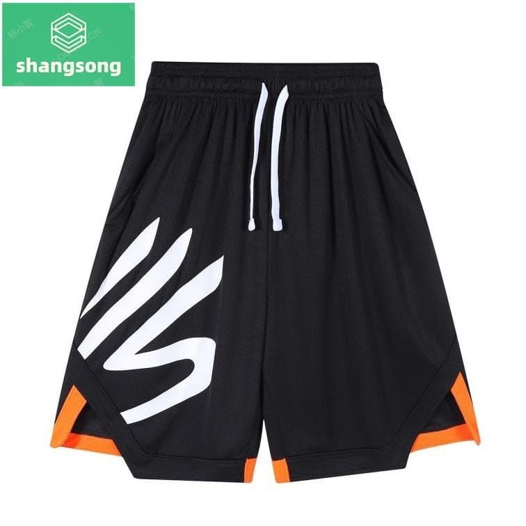 Shorts de Basquete para Treinamento Curry, Estilo Americano, Secagem Rápida, Estampados, Rosa, Azul, Cinza, Azul Marinho