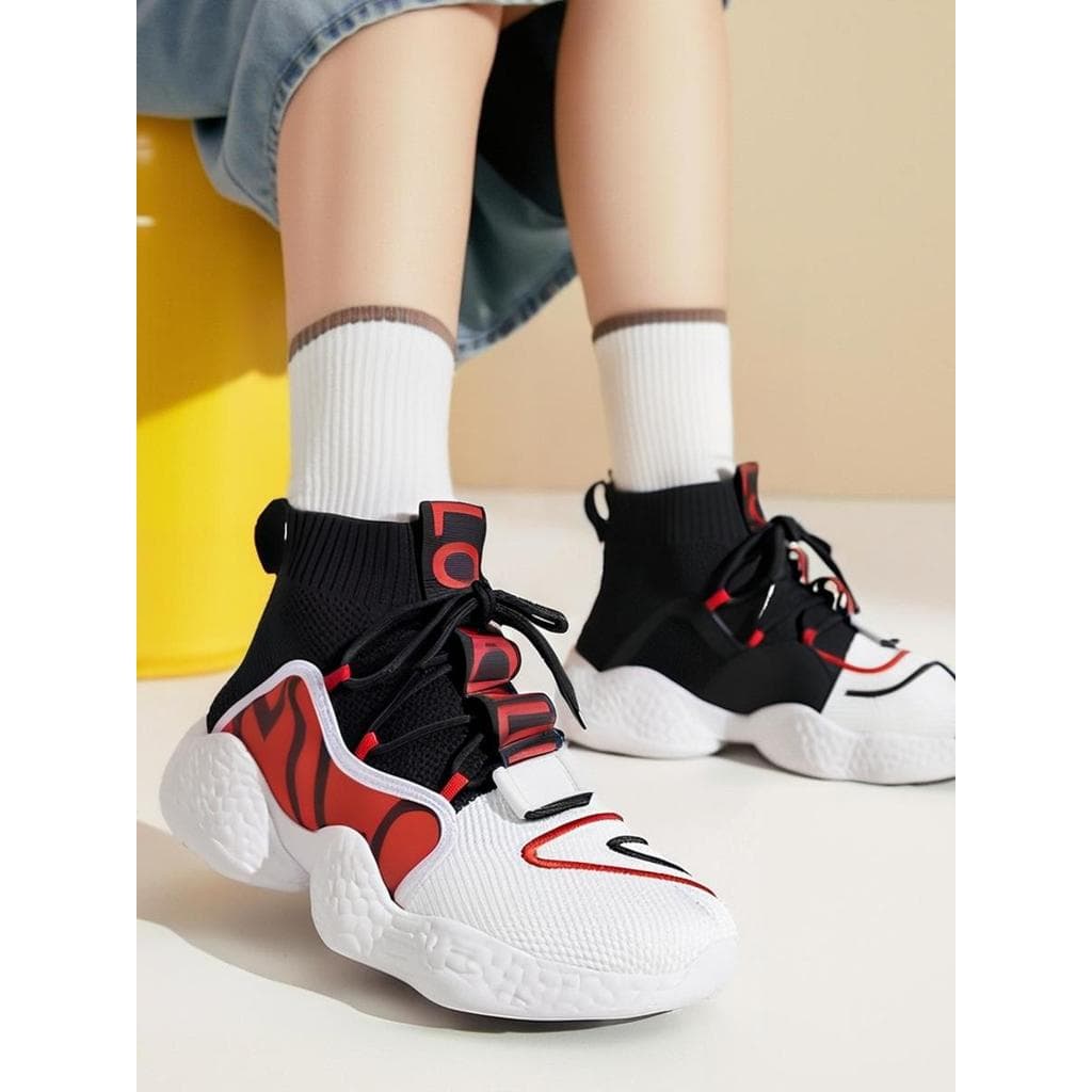 Sapatos femininos masculinos de tamanho grande legal masculino feminino mesmo estilo primavera verão Ultra-leve tênis de
