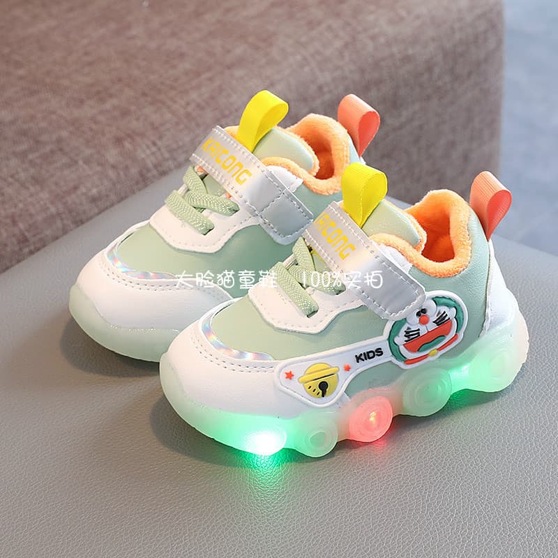 Sapatos de algodão de inverno meninos meninas 2-3 anos de idade 4 dois tênis de algodão bebê sapatos de sola macia da cr