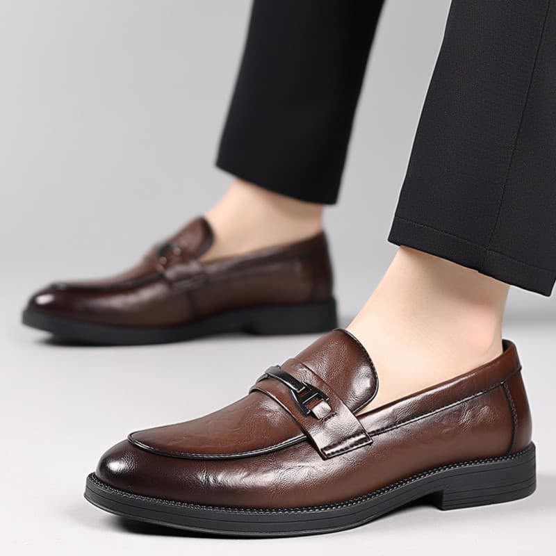 Sapatos masculinos de um Pedal, aumento interno britânico, noivo, casamento, combinando, negócios, roupa Formal, Casual,