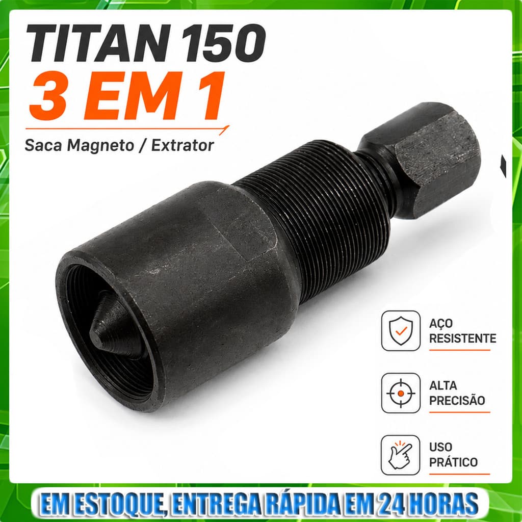 Extrator De Volante Magnético CG 150 Titan 150 Uso Triplo