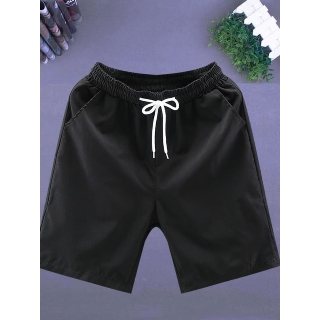 Verão solto exterior Wear calças de praia calças médias estilo fino na moda calças de seda gelo masculino Casual praia s