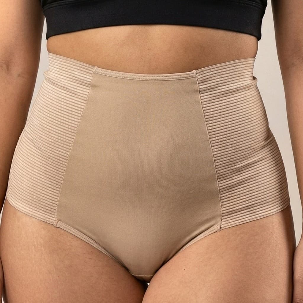 Calcinha de Compressão Modeladora Cintura Alta Kit 1/2/3/4 Segura Barriga Anti-Culote | J&F