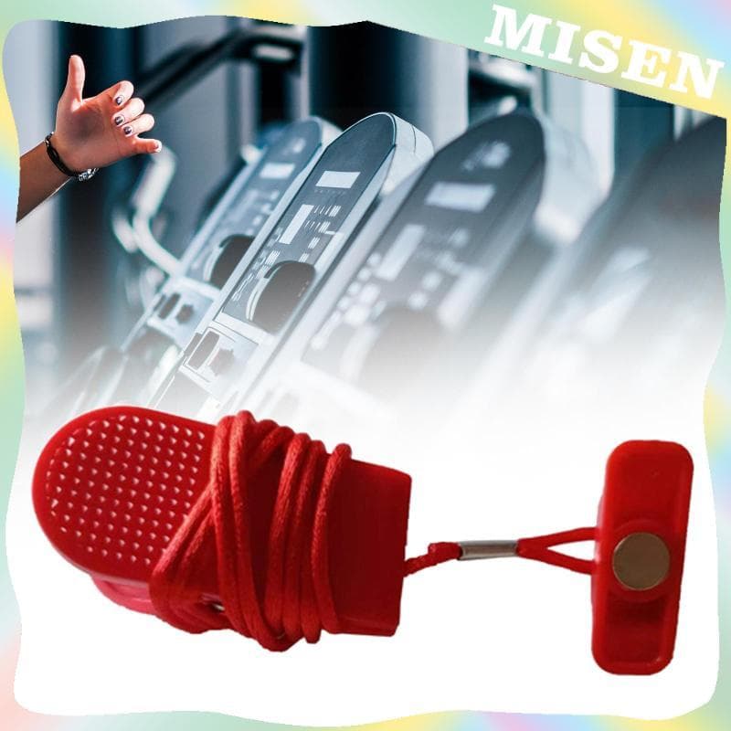 [Misen] Chave De Segurança Para Esteira Acessórios Equipamentos De Fitness Bloqueio De Interruptor Redondo Leve Muitos M