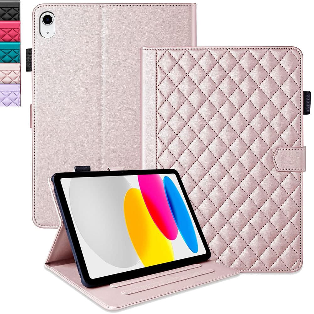 Slots Para Cartões De Couro PU Premium Suporte Multiângulo Folio Smart Cover iPad 11a Geração 10a 8a 7a 6a 5a , Pro 11 1