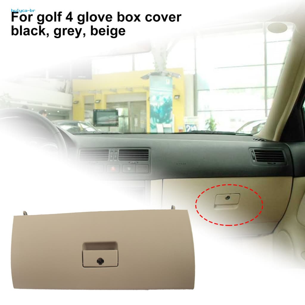 Tampa Da Caixa De Luvas Do Carro Fino Acabamento Unfading ABS Console Luva Capa Peça Modificada 1J1857121A Para VW Golf
