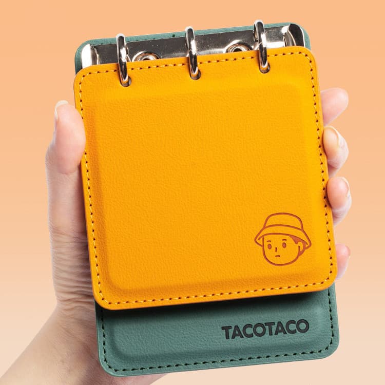 Caderno de palma Caderno de folhas soltas Caderno de bolso portátil Bloco de notas de couro Estudante Portátil Caderno p