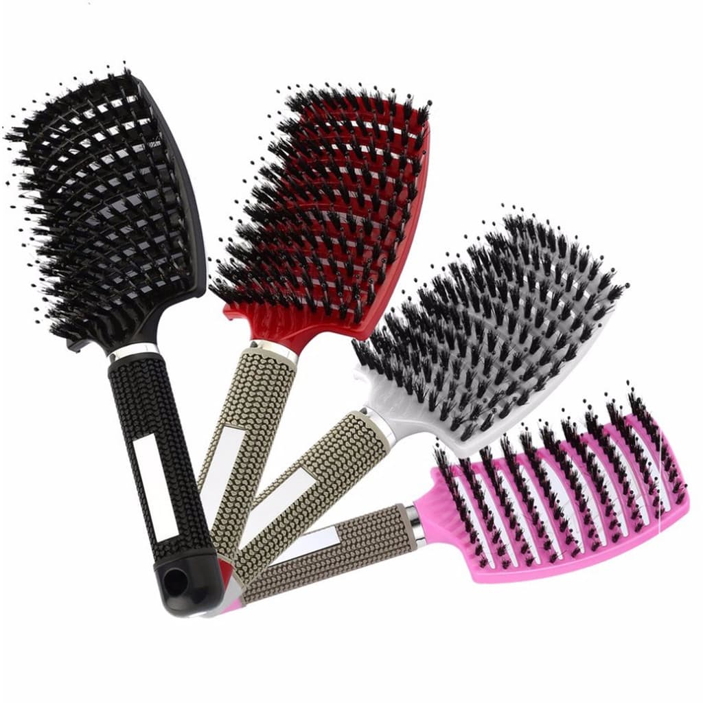 [wisdomt] 1 Peça Pente De Cabeleireiro Profissional Para Salão De Beleza , Massagem Couro Cabeludo , Escova De Cabelo De