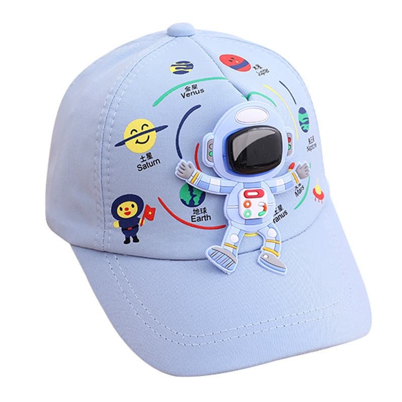 Baby Boy Girl Baseball Cap Astronauta Chapéu Esportivo Para Crianças Toddler Novela Espaço De Fantasia Headwear