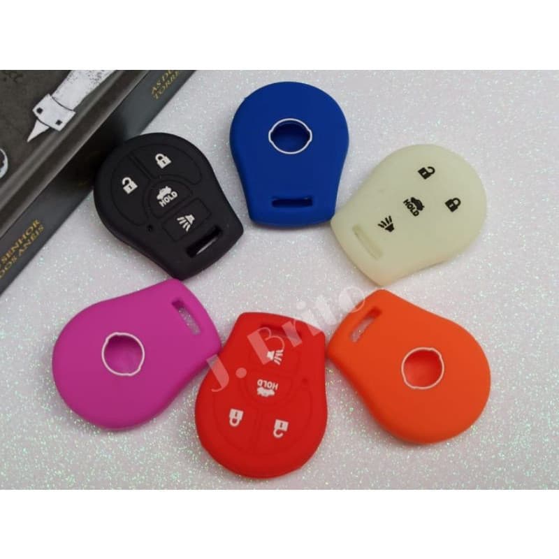 Capa de Silicone para Chave Nissan March Versa Livina Tiid Promoção 7SHV