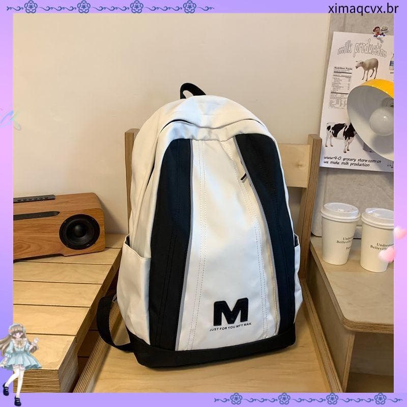 20.000 pessoas coleção mochila estudantes universitários bonito costura Universal Casual simples viagem mochila de grand