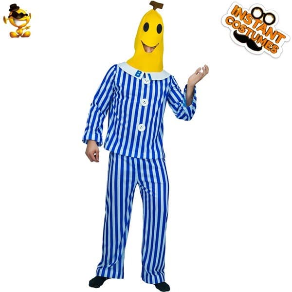 Halloween carnaval adulto masculino doença Banana traje Masquerade cos Role-Playing traje lote de distribuição