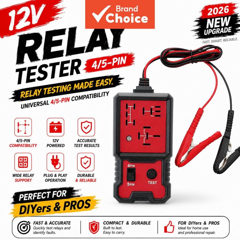 Doze V Testador De Relé De Bateria De Carro Indicador LED Ferramenta De Diagnóstico Verificador De Tensão 12v Eletrônica