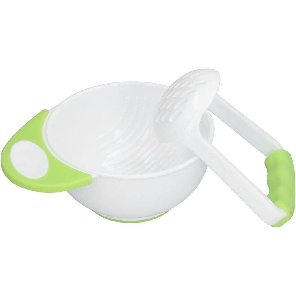 Conjunto de Tigela e Espremedor para Comida de Bebê, Tigela para Purê de Vegetais e Frutas