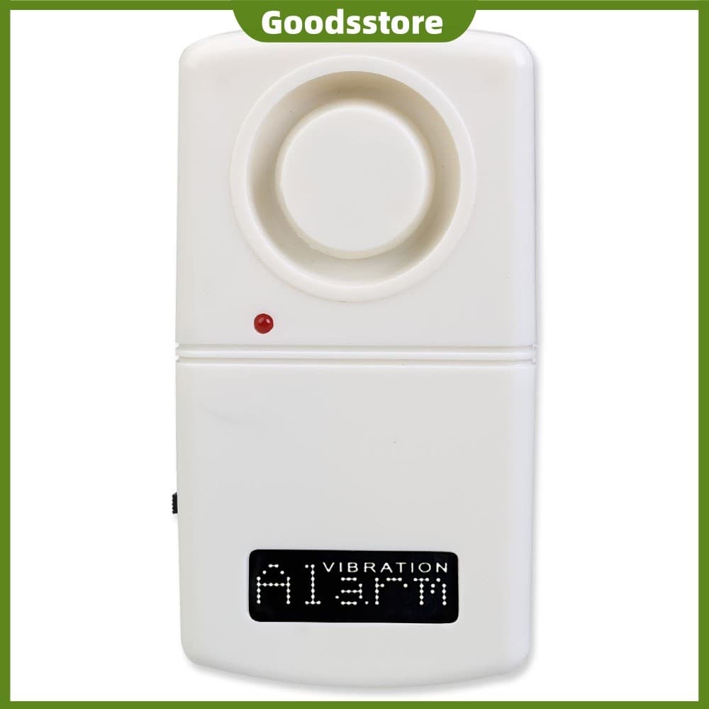 Alarme Vibratório 120db Antirroubo Branco Alto Porta Janela Sirene De Advertência [Goodsstore.br]