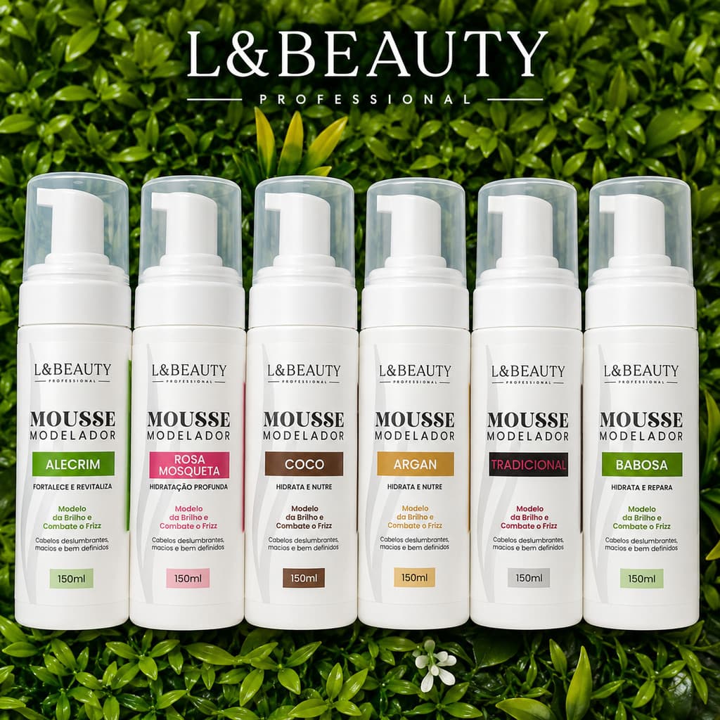 Mousse Modelador Cabelos L&BEAUTY - 150ml