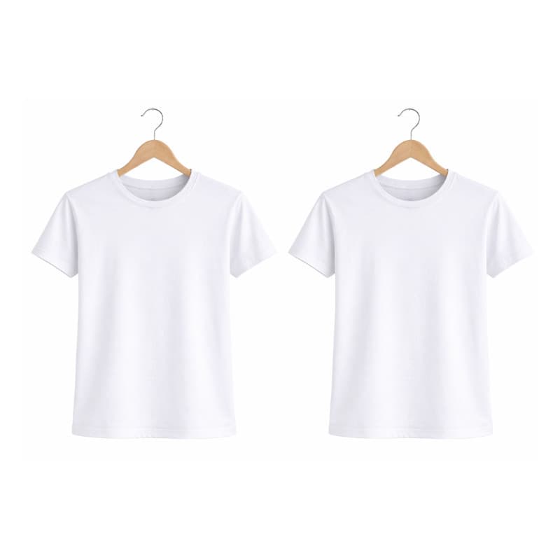 Kit 2 Camisas Algodão Confortável Feminina Básica Moderna Para Compor Looks