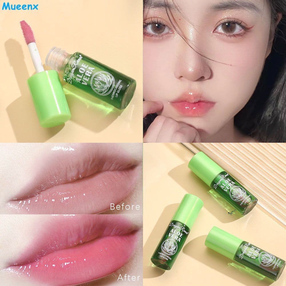Batom com efeito de mel que muda de cor, maquiagem labial nutritiva e suavizante, brilho labial rosa, cor intensa