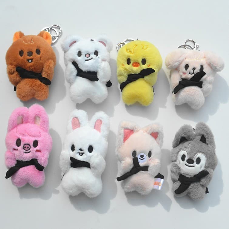 10cm Crianças Perdidas Skzoo Brinquedo De Pelúcia Bonito Chaveiro Bang Chan LeeKnow ChangBin HyunJin JiSung Felix Presen