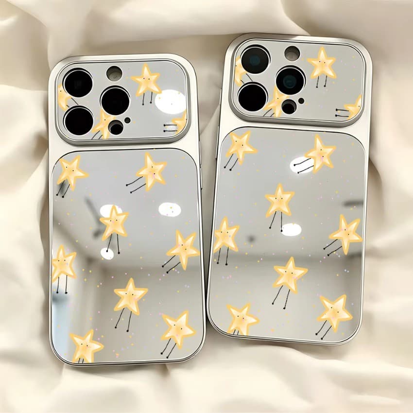 Bonito Dos Desenhos Animados Estrela Espelho Caso De Telefone Para Honra 600 400 Pro 600 400 200 Lite 500 Inteligente Pl