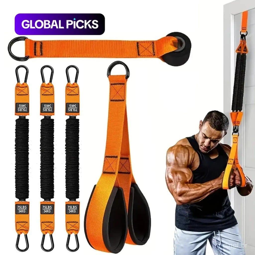 Equipamento de Treinamento de Resistência Ajustável de Alta Resistência, Equipamento de Fitness, Cintas de Exercício e F