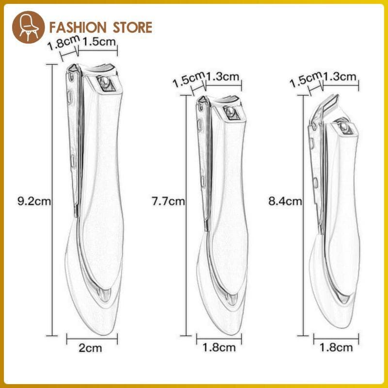 [Wishshopeelq] 3 Unidades Cortador De Unhas Pedicure Ferramenta De Manicure Aparador De Metal Portátil Para Idosos Crian