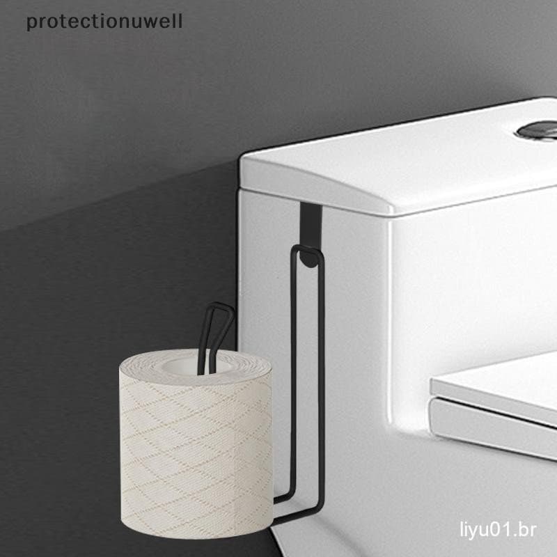 Pwbr Adesivo Rolo De Papel Higiênico Titular Organizador Montagem Na Parede Suporte Armazenamento Cozinha Banheiro Sem B
