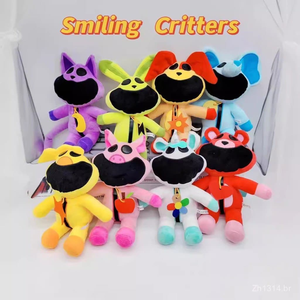 Brinquedo de pelúcia Poppy Playtime 3 Smiling Critters em estoque