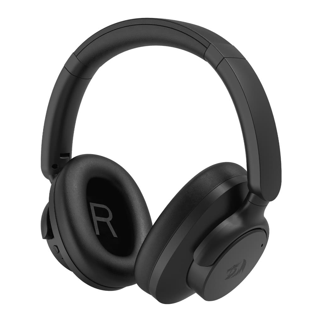 Headset Gamer Redragon Vibecore 600X Bluetooth ANC 40mm 50H Ps4 Psu PC Mac Nintendo Switch H610 Preto