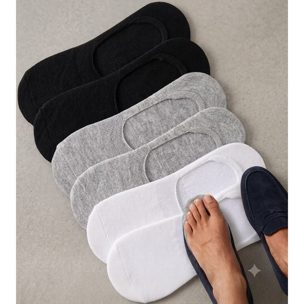 Kit 12 Pares de Meias Sapatilha Masculinas Confortáveis fashion