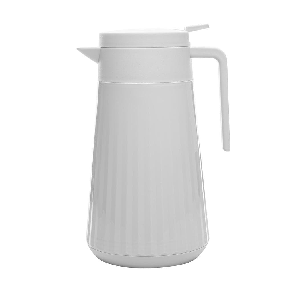 Garrafa Térmica Lyor Unique 1L Ampola Vidro Livre BPA Gatilho Click Quick Antipingos Isotérmica