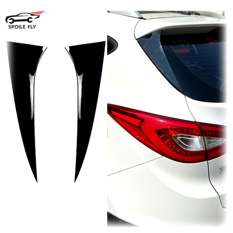 2010 A 2017 Para Hyundai iX35 Spoiler Lateral Traseiro Canard Divisor Janela Traseira Do Carro Asa Peças De Reposição Au